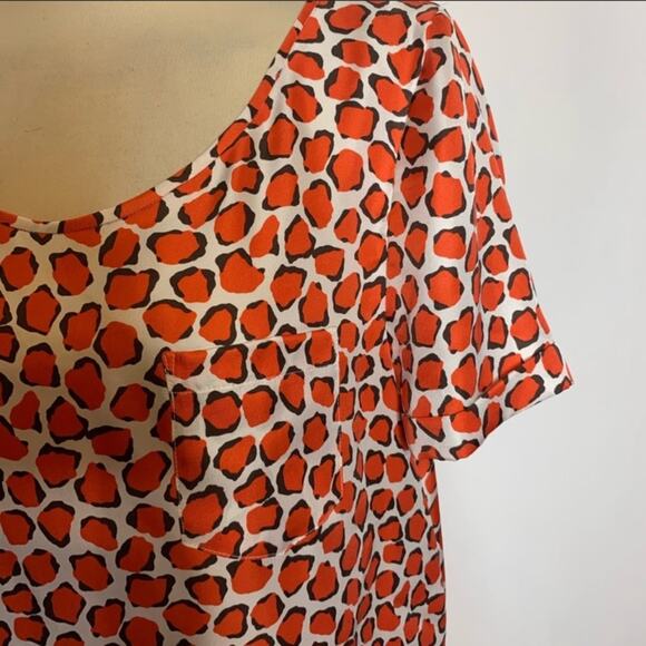 Kate spade silk Arielle leopard print shirt - Picture 3 of 7